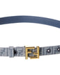 Fendi Ff Buckle Denim Belt