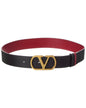 Valentino Vlogo Signature Reversible Leather Belt