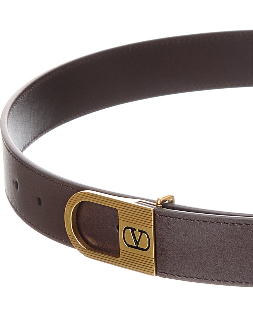 Valentino Vlogo Signature Leather Belt