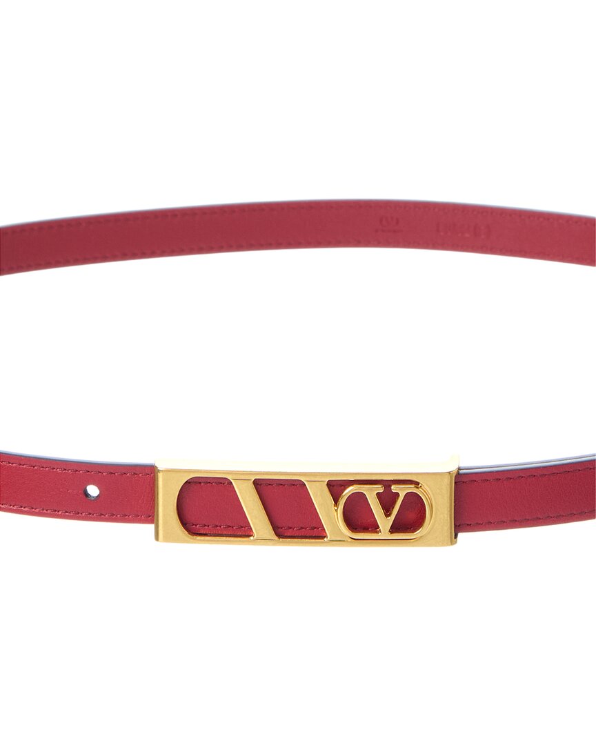 Valentino Vlogo Signature Leather Belt