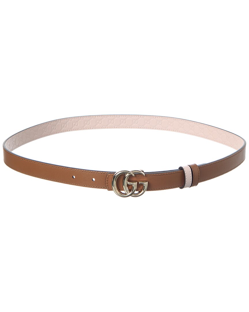 Gucci Gg Marmont Reversible Leather Belt