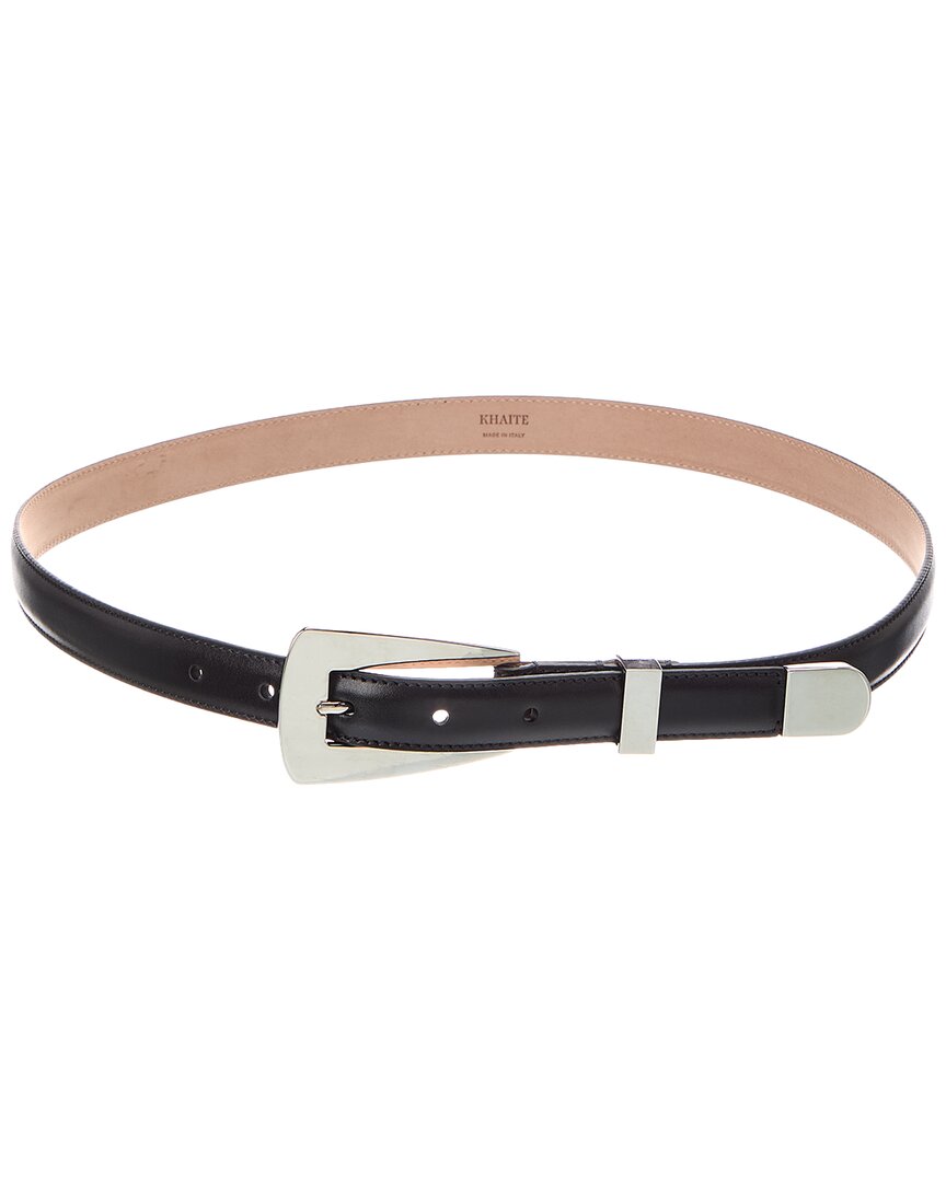 Khaite Lucca Small Leather Belt