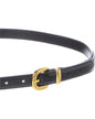 Madewell Leather Silvia Skinny Round Buckle Belt