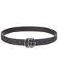 Gucci Gg Marmont Reversible Gg Coated Fabric & Leather Belt