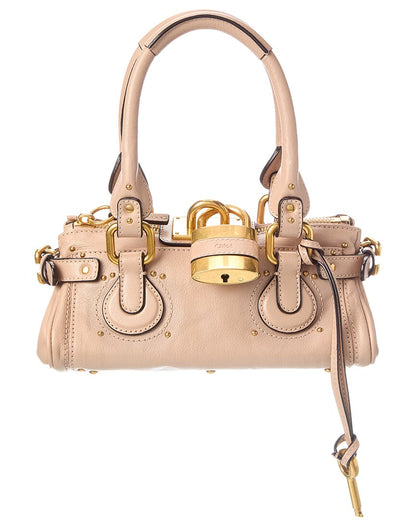 Chloé Paddington Small Grained Leather Shoulder Bag