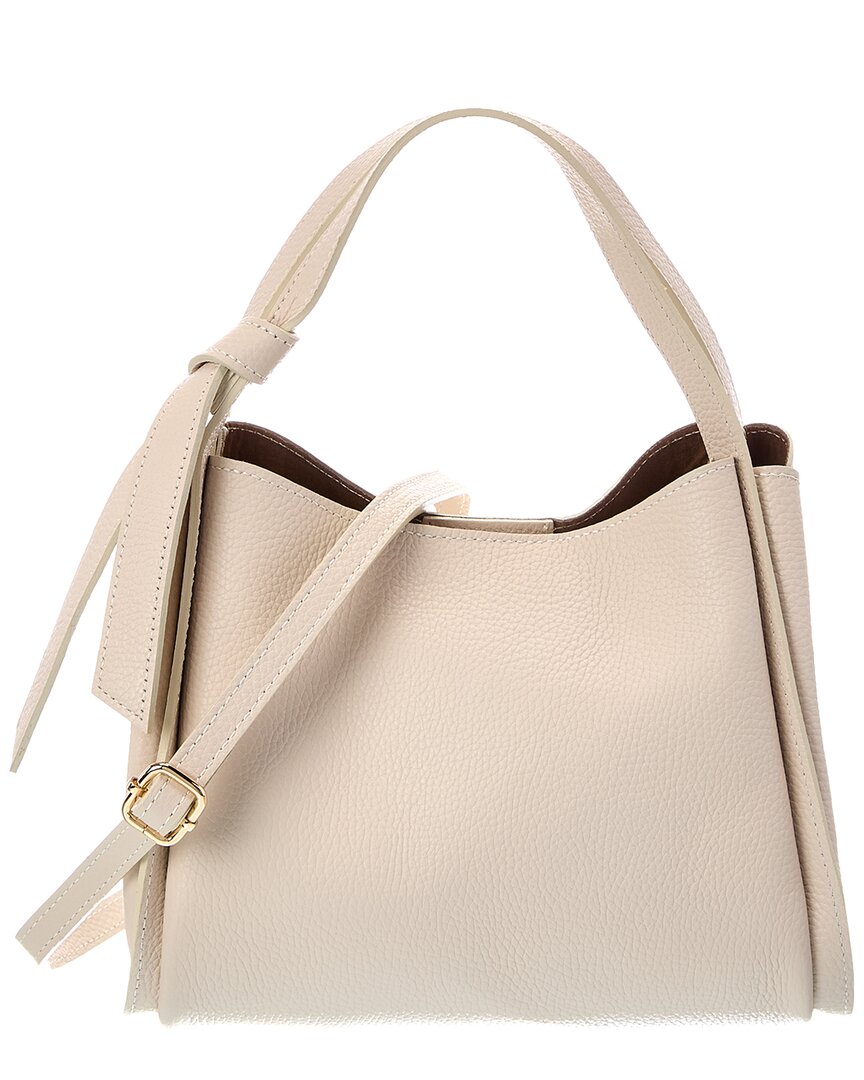 Italian Leather Athena Leather Top Handle Bag
