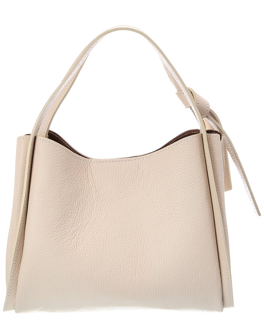 Italian Leather Athena Leather Top Handle Bag