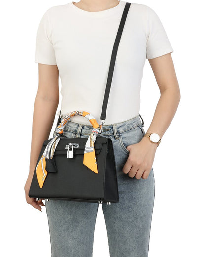 Tiffany & Fred Paris Saffiano Leather Satchel