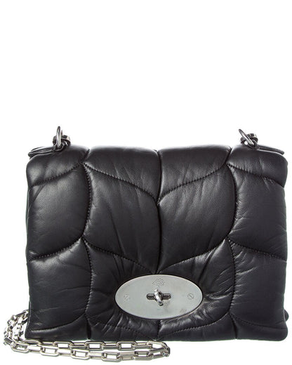 Mulberry Little Softie Leather Shoulder Bag Black ONE SIZE