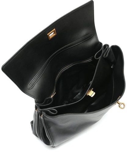Tiffany & Fred Paris Large Smooth Leather Tote