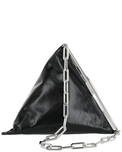 By Far Prisma Creased Shoulder Bag