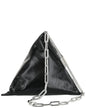 By Far Prisma Creased Shoulder Bag