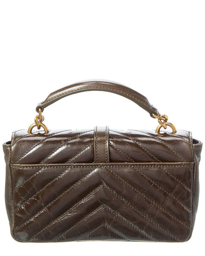 Saint Laurent College Mini Leather Shoulder Bag