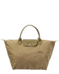 Longchamp Le Pliage Green Medium Canvas Handbag