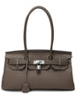 Tiffany & Fred Paris Structured Leather Top-Handle Tote