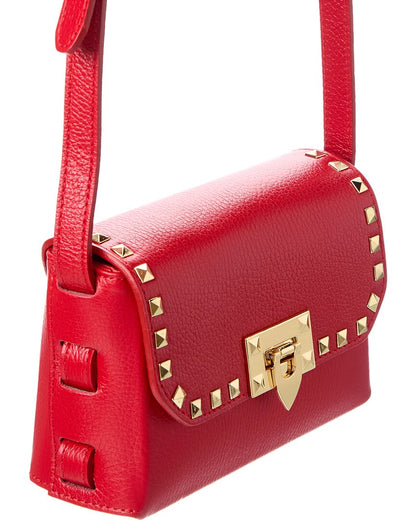 Isabella Rossetti Juliette Studded Leather Shoulder Bag