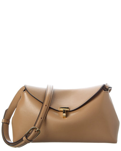 Toteme T-Lock Leather Shoulder Bag
