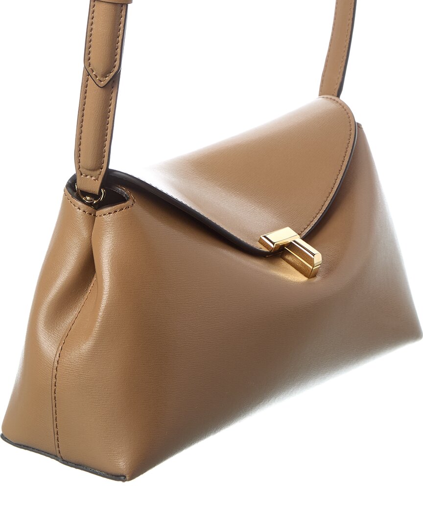 Toteme T-Lock Leather Shoulder Bag