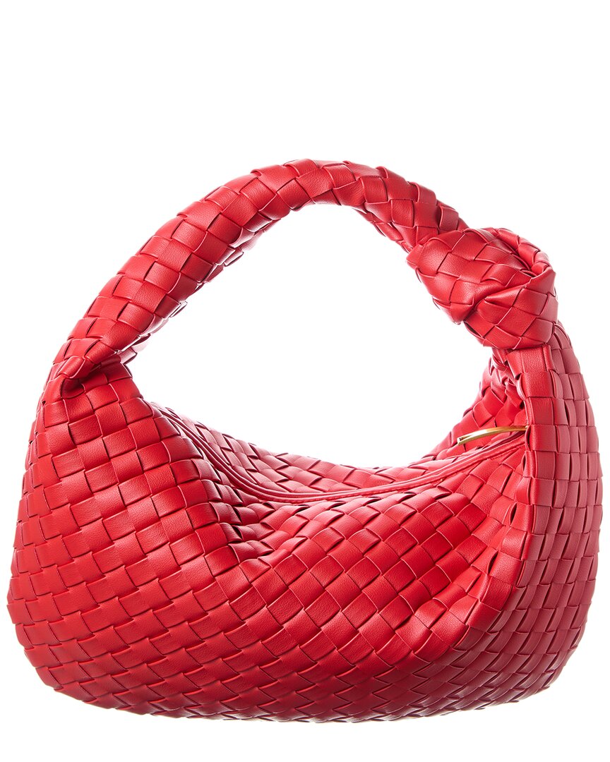 Tiffany & Fred Paris Large Hand-Woven Leather Pouch