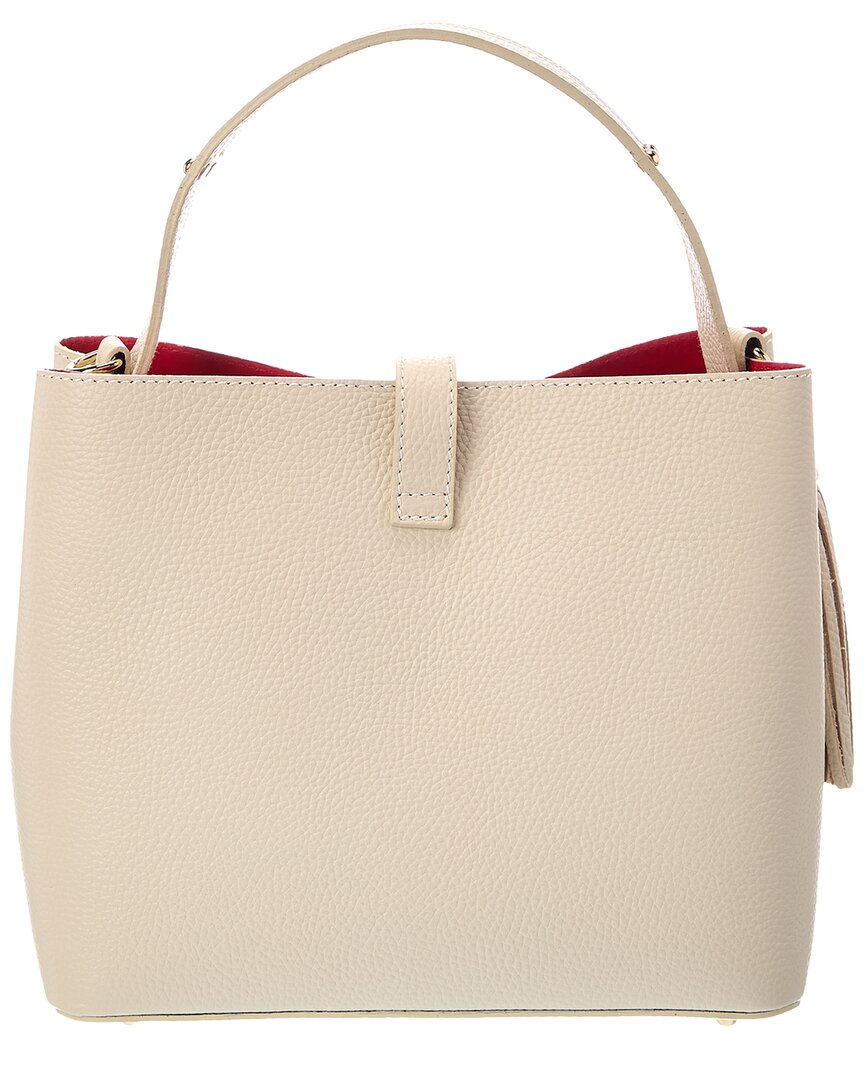 Italian Leather Kira Leather Top Handle Bag