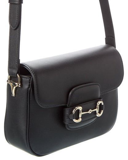 Gucci Horsebit 1955 Soft Small Top Handle Leather Shoulder Bag
