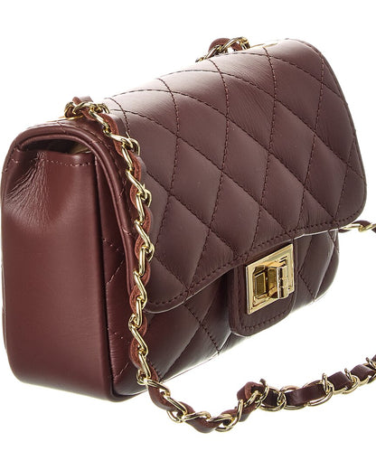 Persaman New York Cynthia Quilted Leather Crossbody