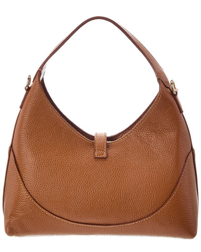 Italian Leather Lina Leather Top Handle Bag