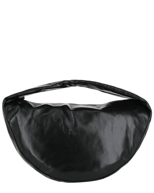 By Far Maxi Creased Leather Shoulder Bag