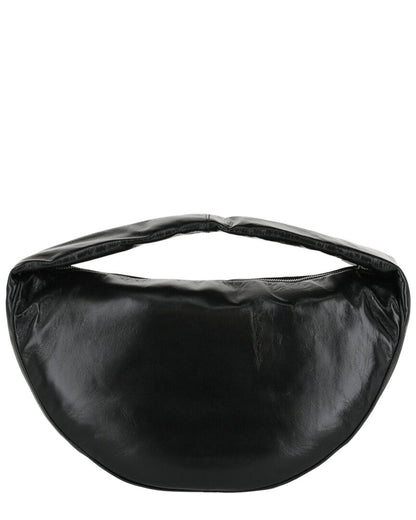 By Far Maxi Creased Leather Shoulder Bag