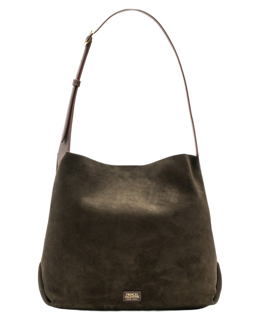 Frances Valentine Brynn Suede & Leather Hobo Bag