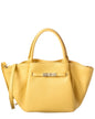 Italian Leather Top Handle Tote