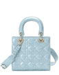 Tiffany & Fred Paris Mini Quilted Patent Satchel