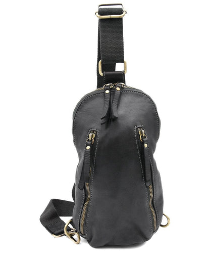 Bolsa Nova Logan Leather Sling Bag