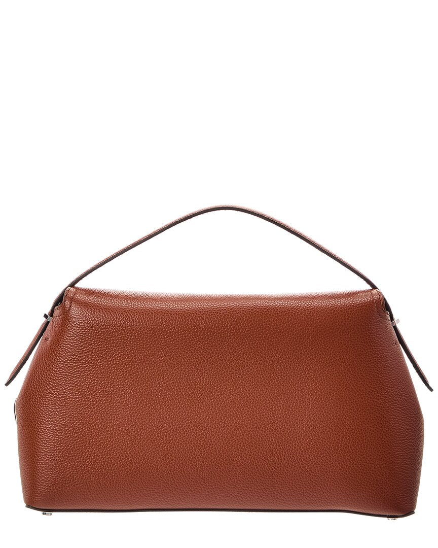 Toteme T-Lock Leather Shoulder Bag