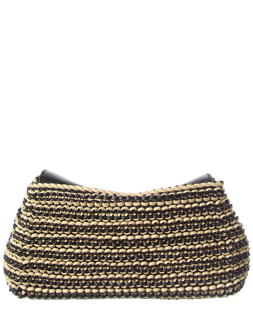 Toteme T-Lock Mini Leather Clutch