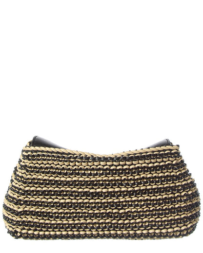 Toteme T-Lock Mini Leather Clutch