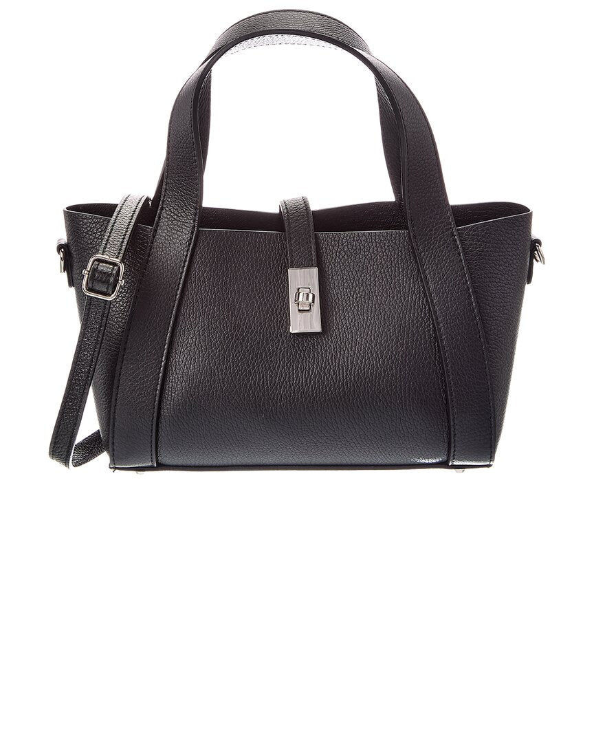 Italian Leather Gaia Leather Top Handle Bag
