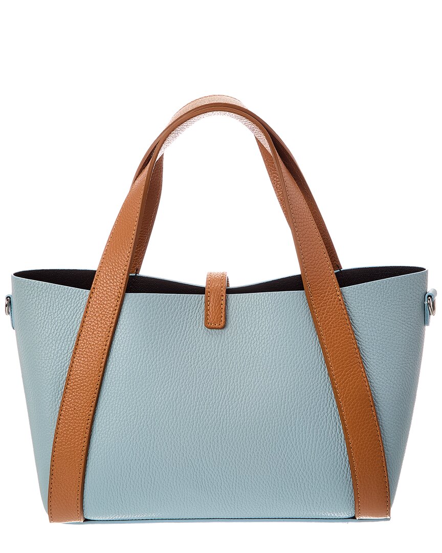 Italian Leather Cleo Leather Top Handle Bag