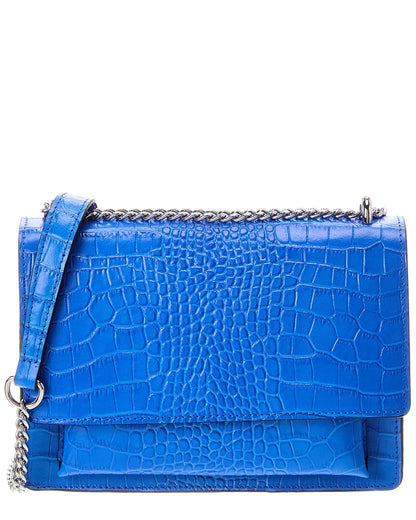 Italian Leather Natalie Leather Top Handle Bag