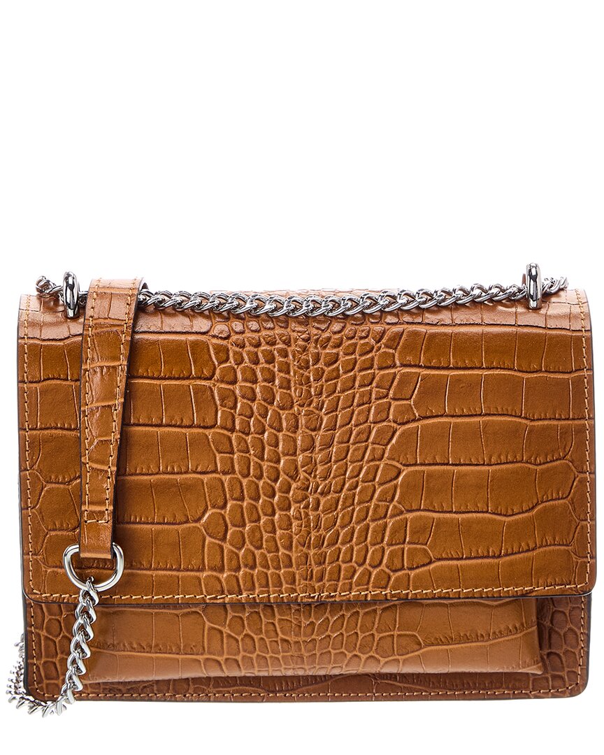 Italian Leather Natalie Leather Top Handle Bag