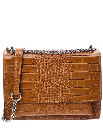 Italian Leather Natalie Leather Top Handle Bag