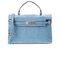Italian Leather Lea Leather Top Handle Bag