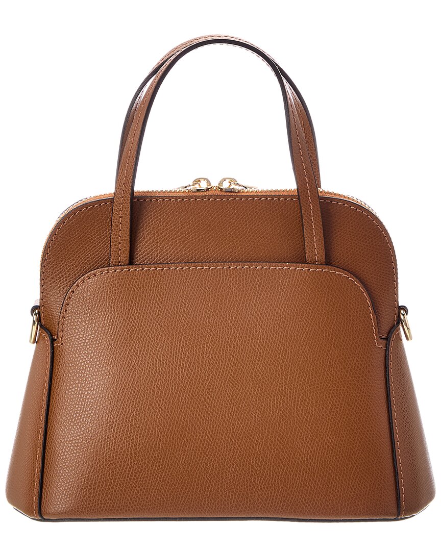 Italian Leather Serena Leather Top Handle Bag