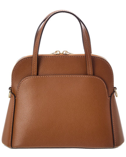 Italian Leather Serena Leather Top Handle Bag