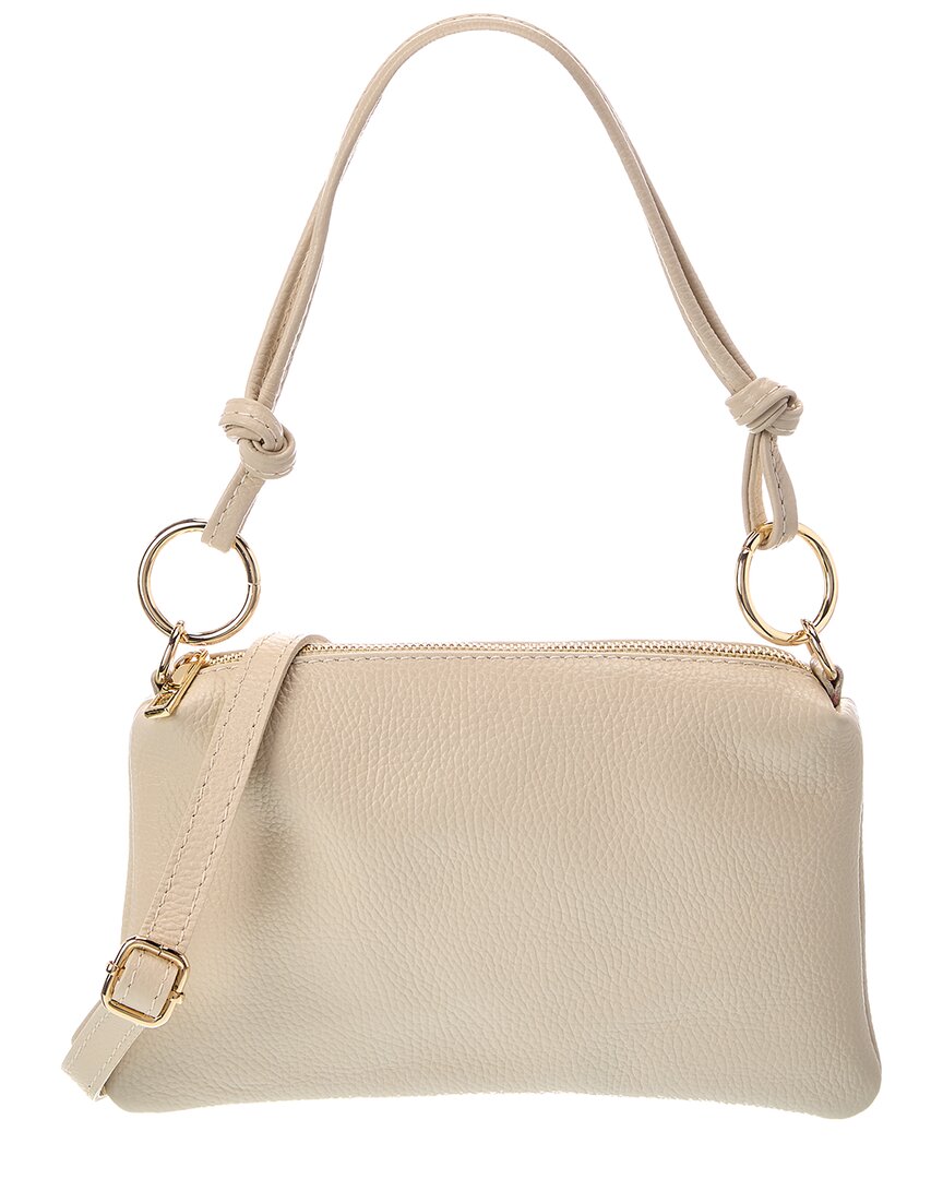 Italian Leather Elin Leather Top Handle Bag