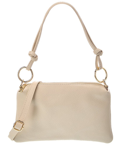 Italian Leather Elin Leather Top Handle Bag
