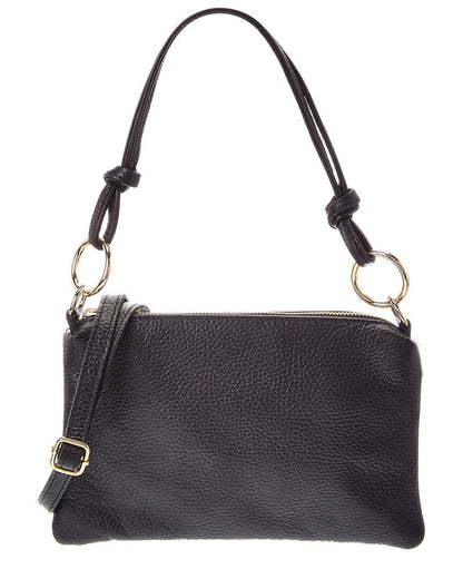 Italian Leather Elin Leather Top Handle Bag