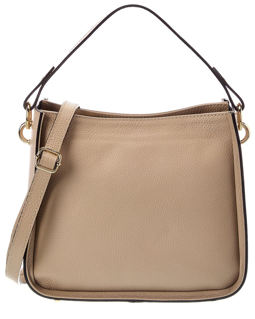 Italian Leather Shoulder Bag Leather Top Handles Bag