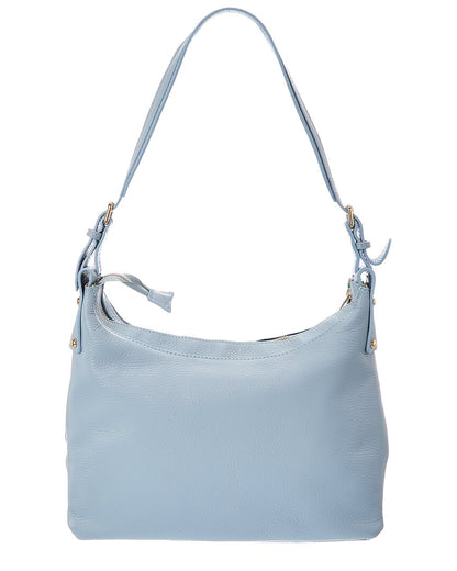 Italian Leather Hobo Leather Top Handle Bag