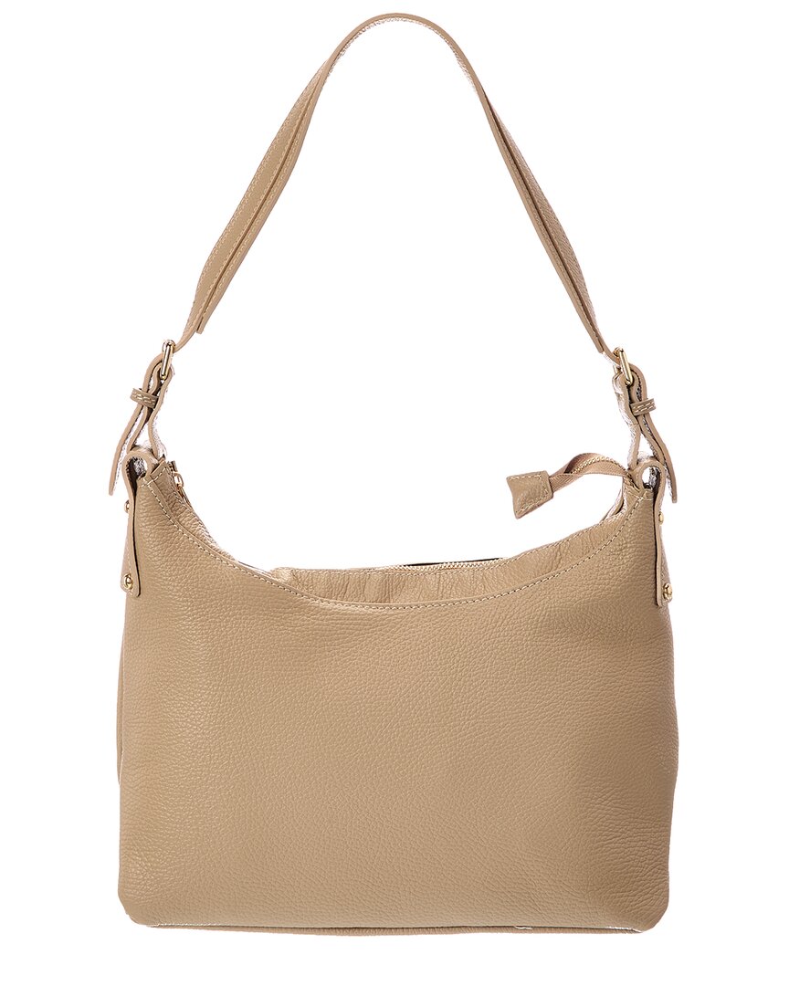 Italian Leather Hobo Leather Top Handle Bag